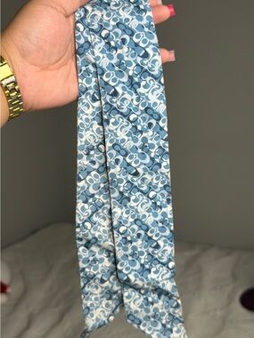 Baby Blue Coach Scarf
